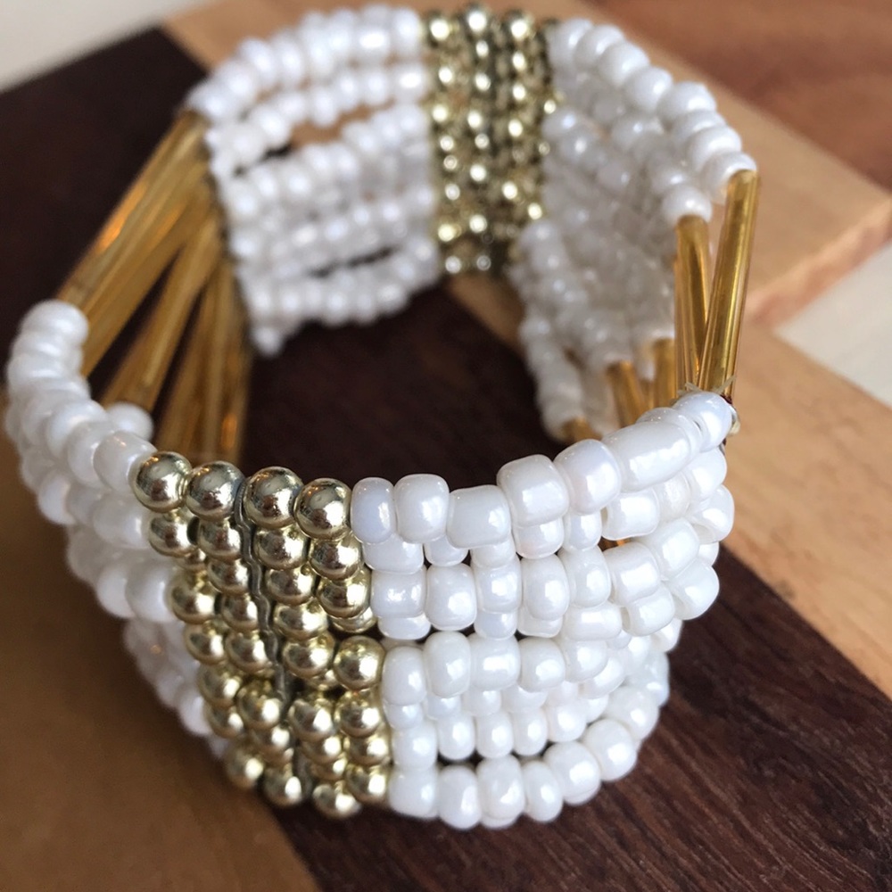 Vintage beaded cuff